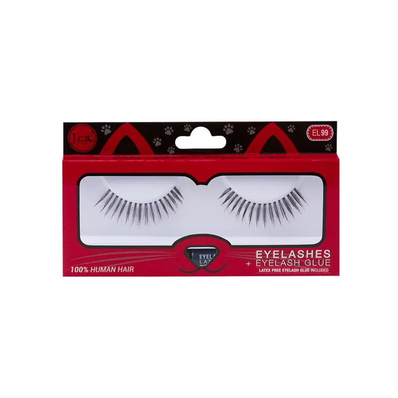 JCAT Eyelash And Glue Set de Pestaas Con Pegamento