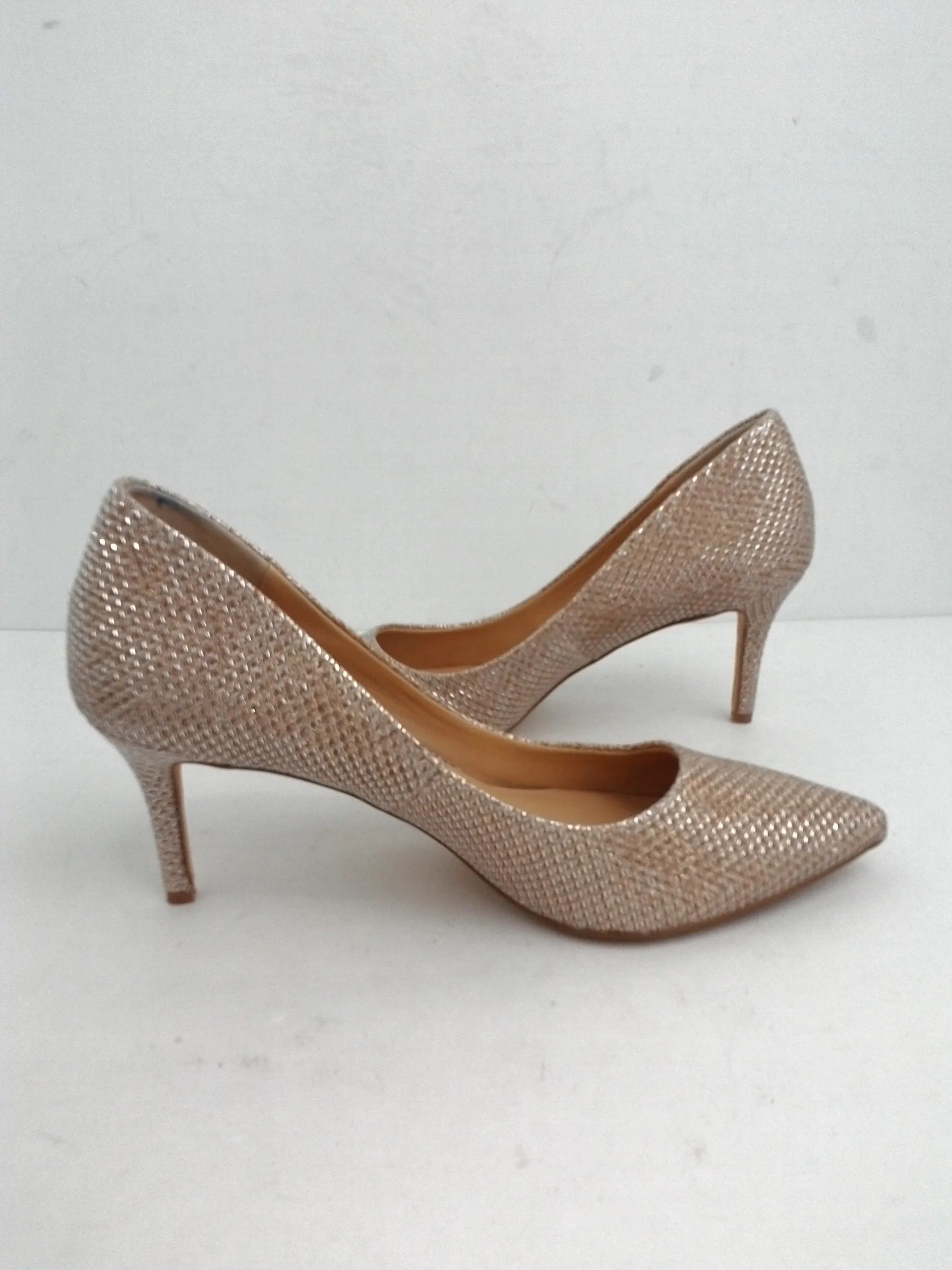 Jewel Badgley Mischka Women's Champagne Heels Size 8