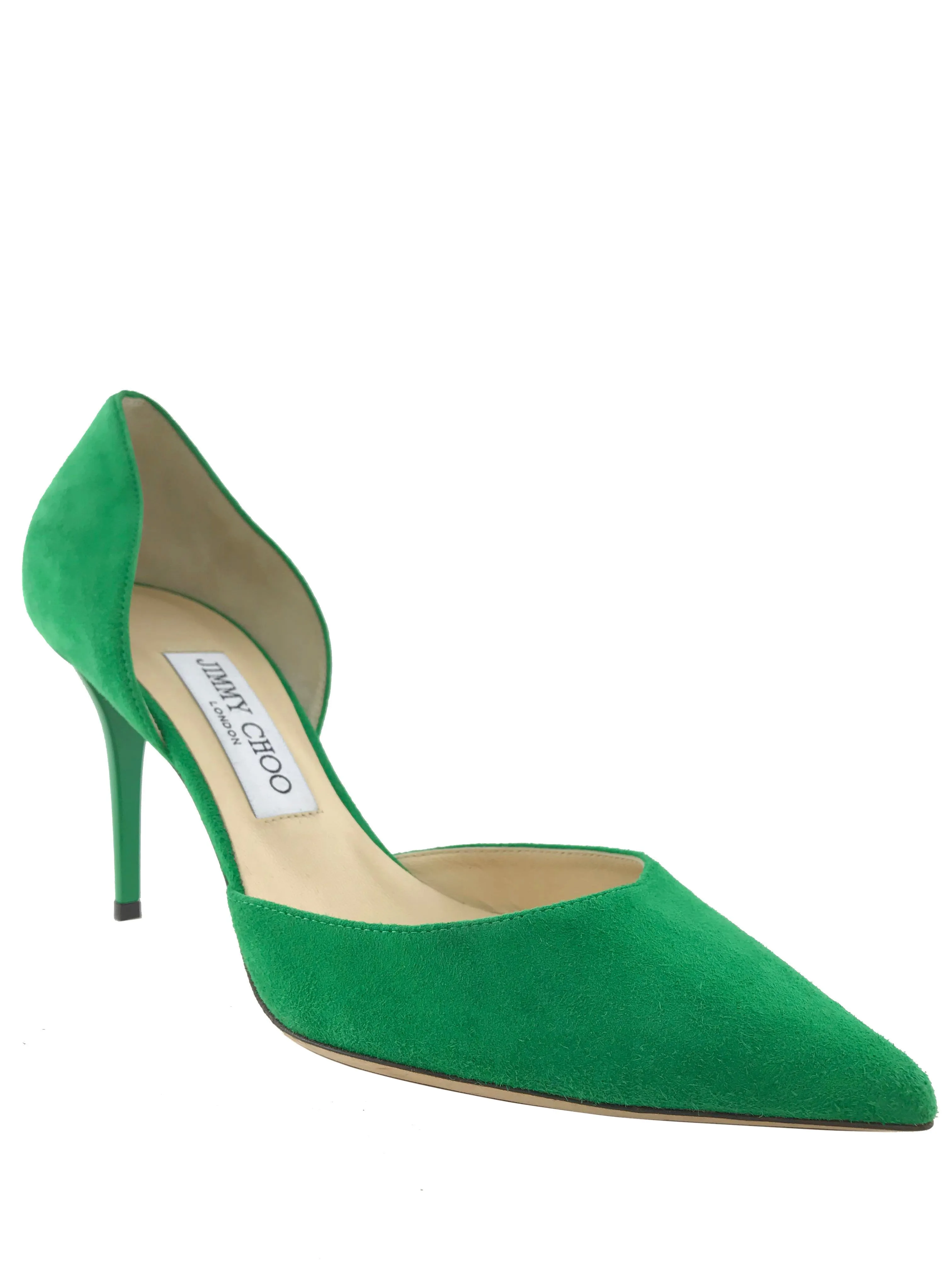 Jimmy Choo Addison Suede d'Orsay Pumps - Size 7.5