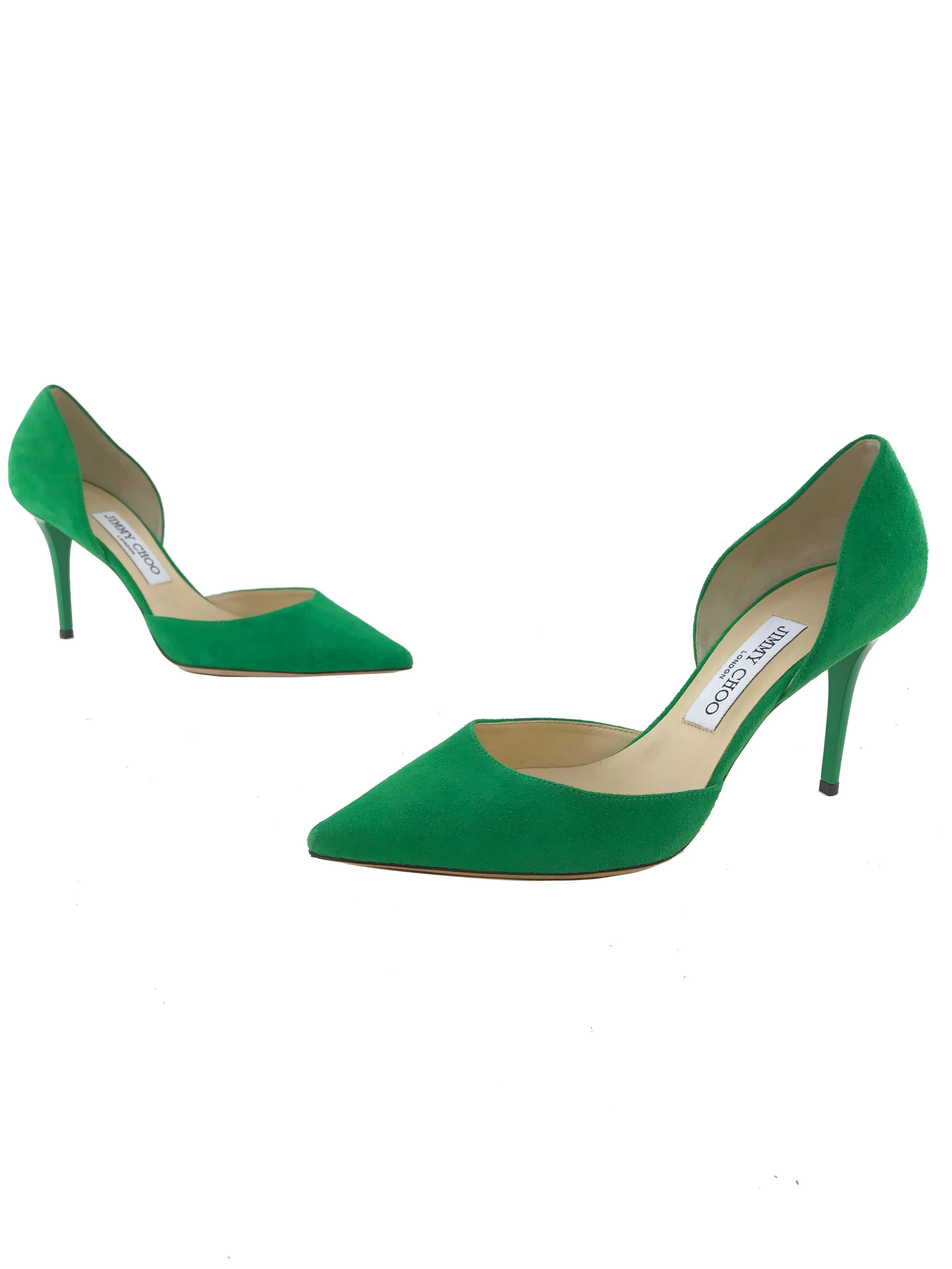 Jimmy Choo Addison Suede d'Orsay Pumps - Size 7.5