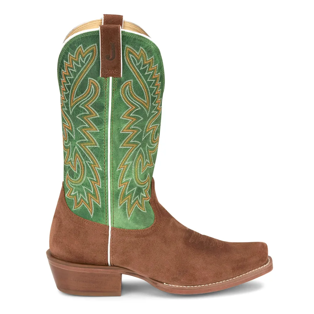 Jimmy Medium Square Toe Embroidered Cowboy Boots