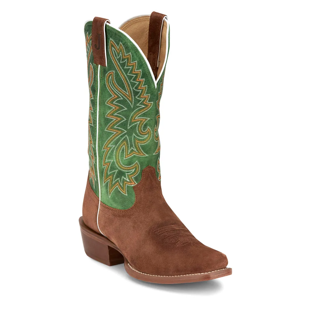 Jimmy Medium Square Toe Embroidered Cowboy Boots