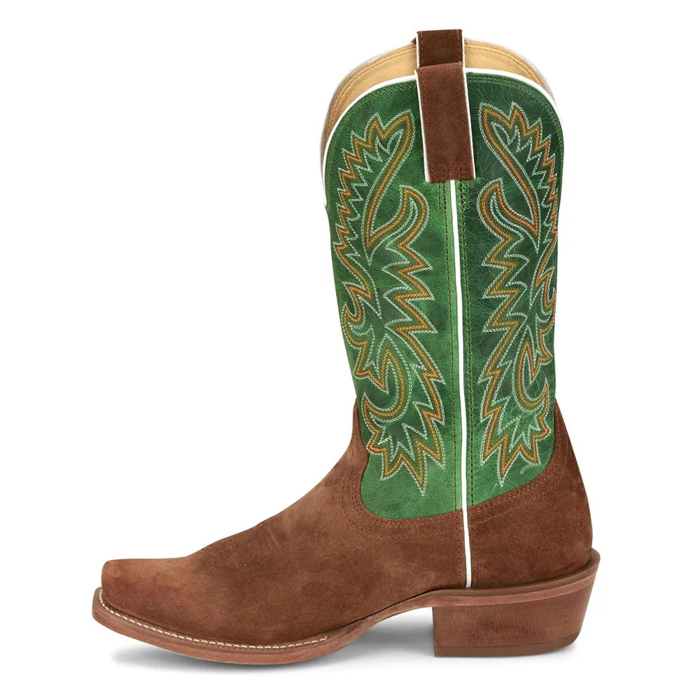 Jimmy Medium Square Toe Embroidered Cowboy Boots