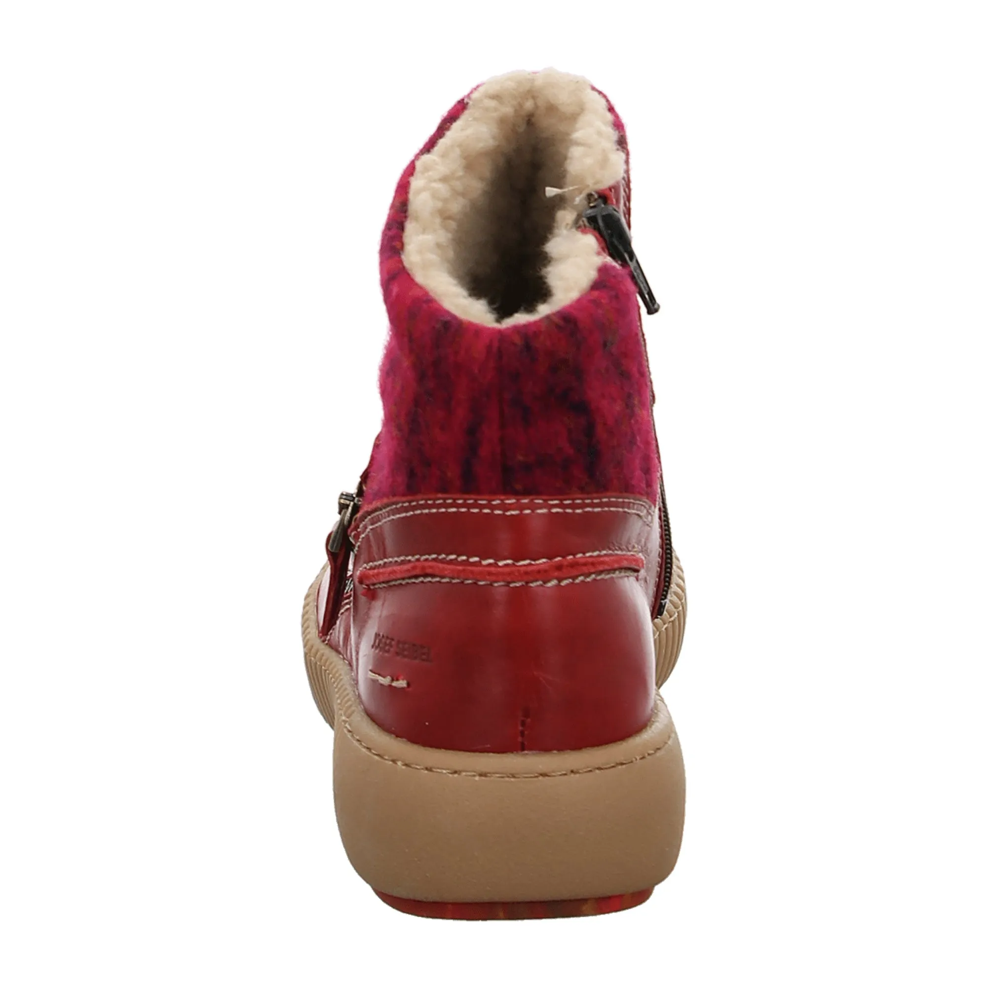 Red Josef Seibel Ankle Boots Women Comfort.