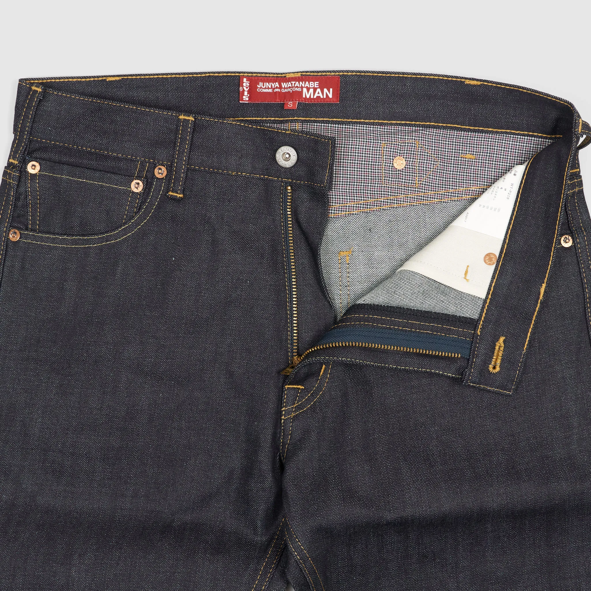 Junya Watanabe Man x Levi's® Blue Denim Cinchback Jeans