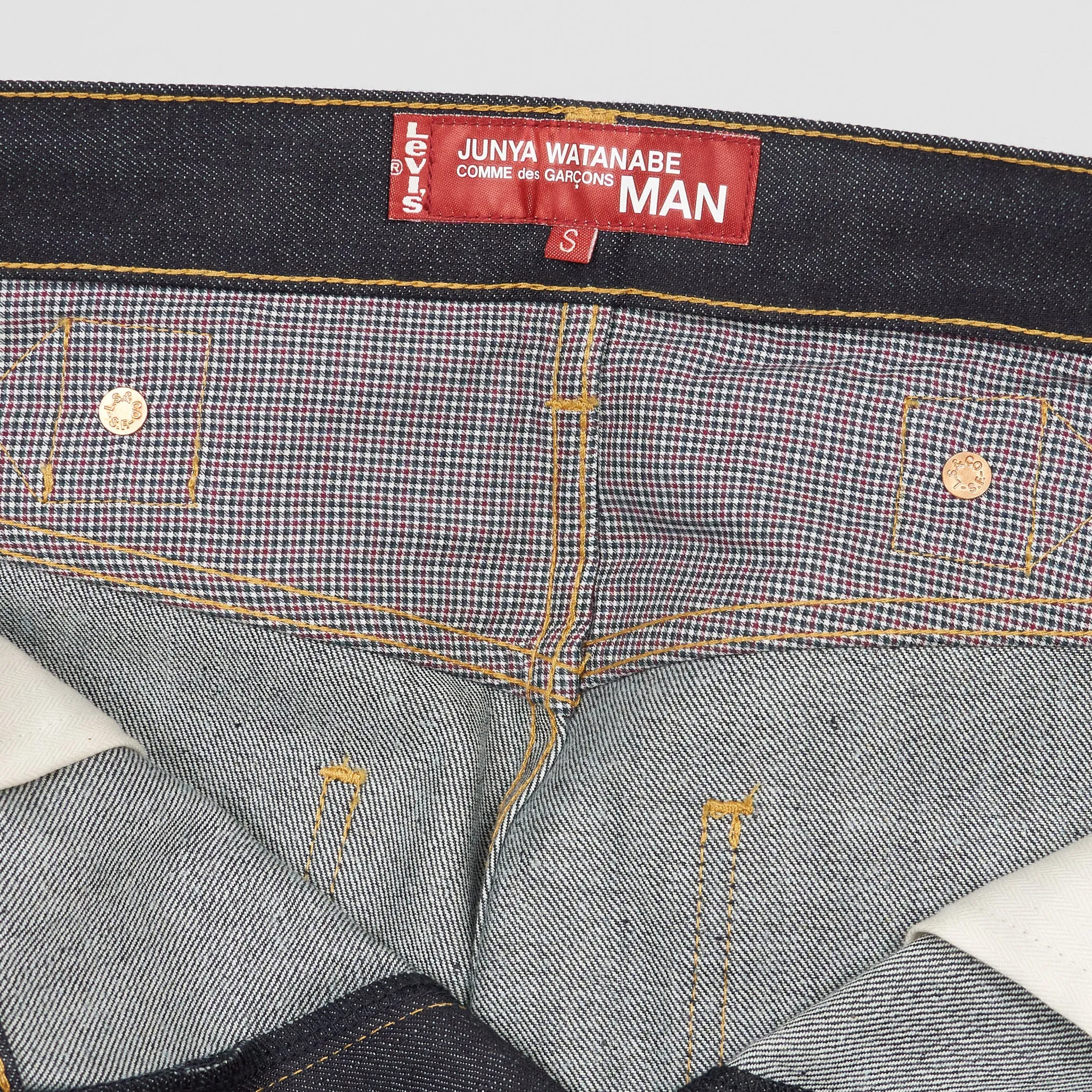 Junya Watanabe Man x Levi's® Blue Denim Cinchback Jeans