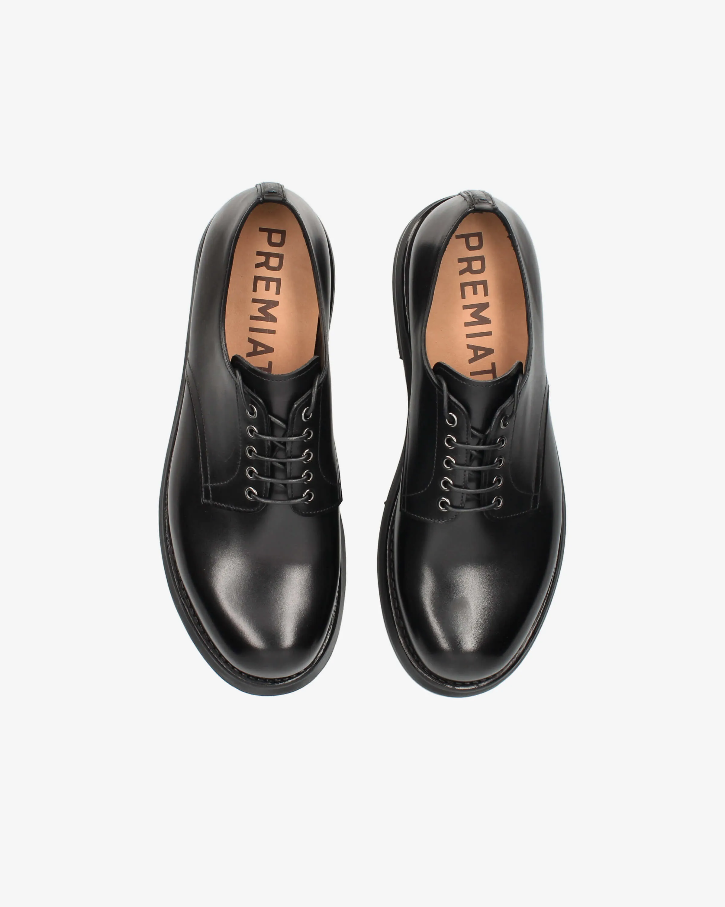 Lace-up Shoes 32200A Calfskin Box Nero