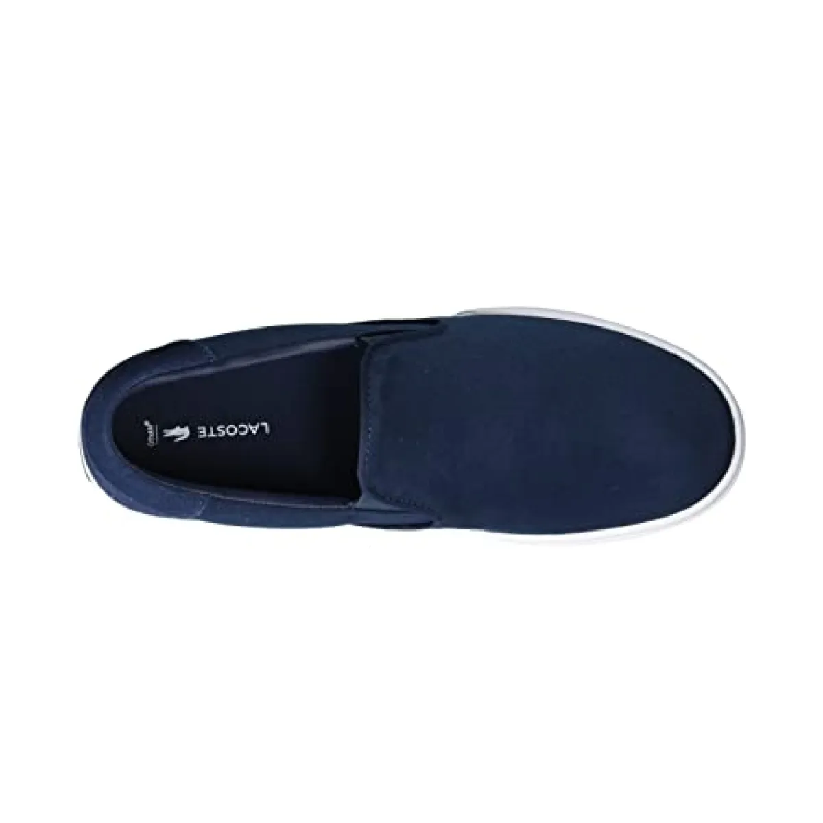 LACOSTE 7-43CMA0045092 JUMP SERVE SLIP MN'S (Medium) Navy/White Canvas Lifestyle Shoes