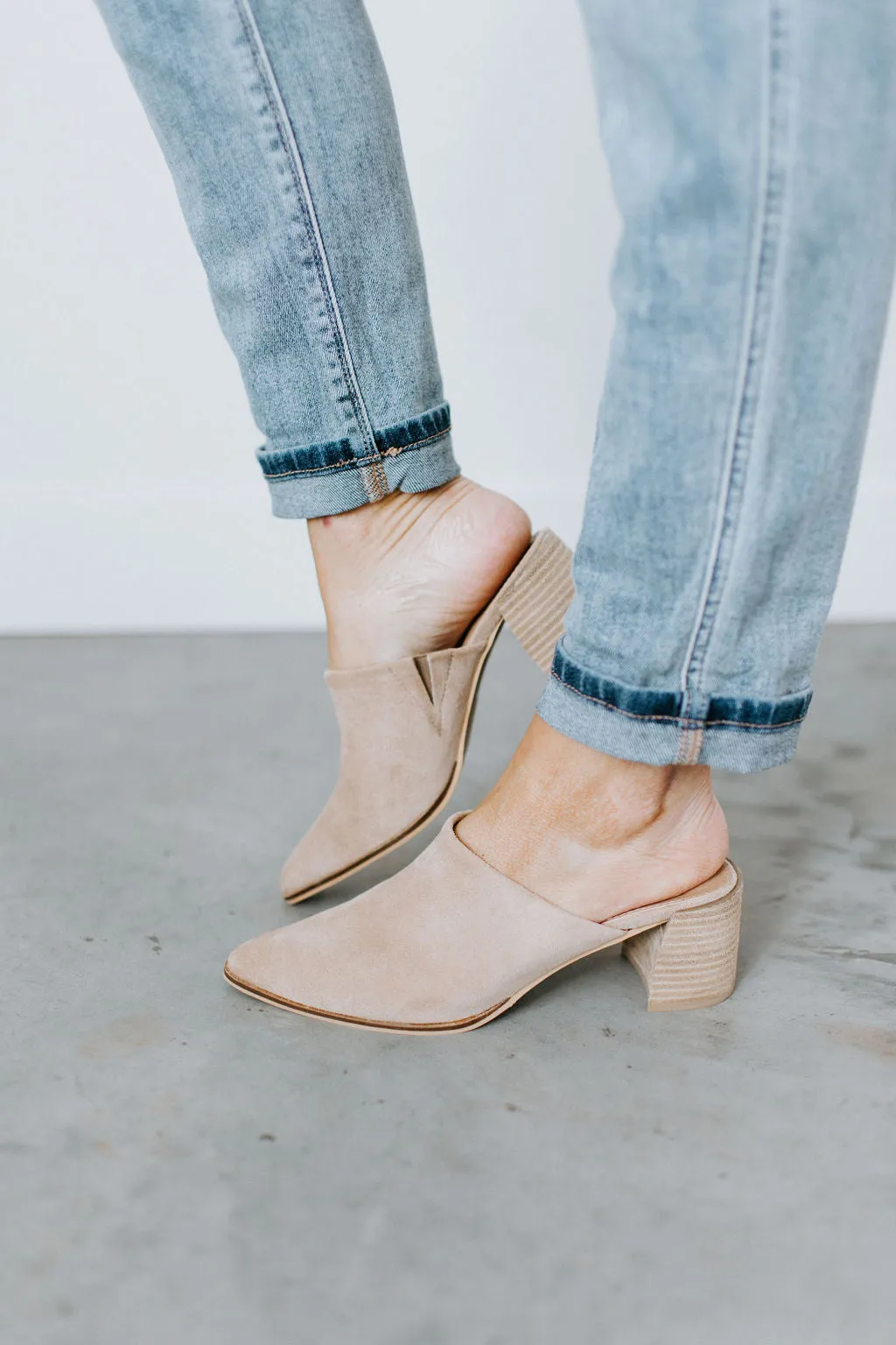 Leaving Soon Suede Mules