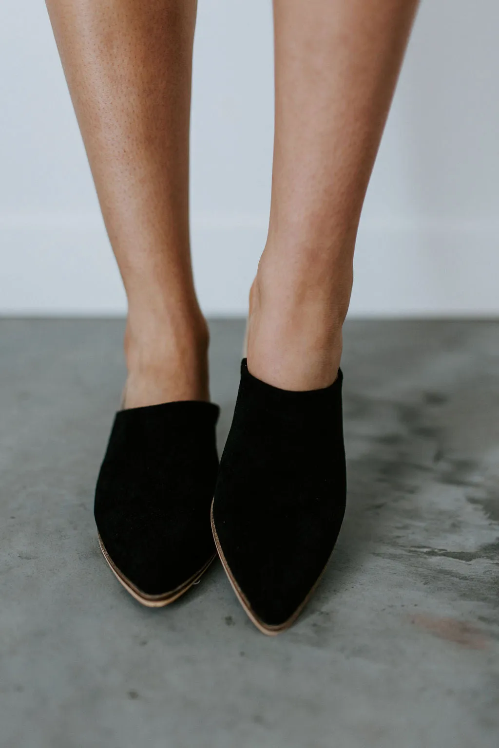 Leaving Soon Suede Mules