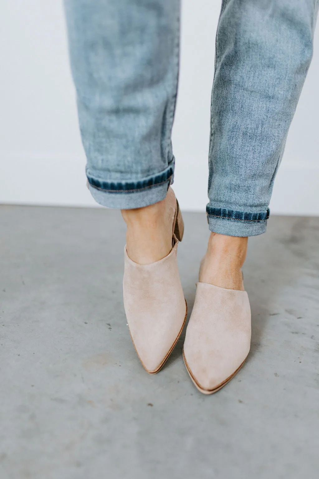 Leaving Soon Suede Mules