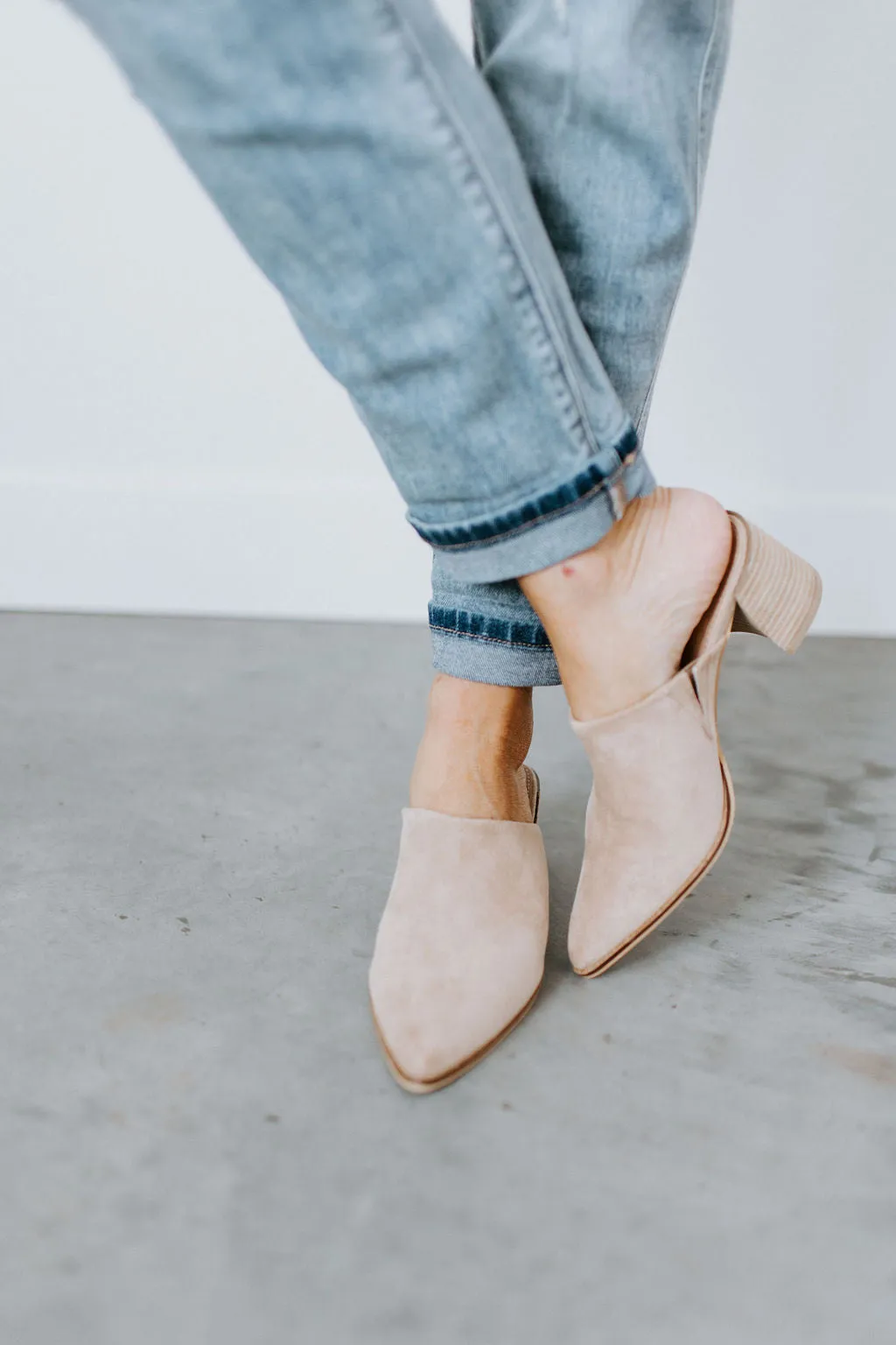 Leaving Soon Suede Mules