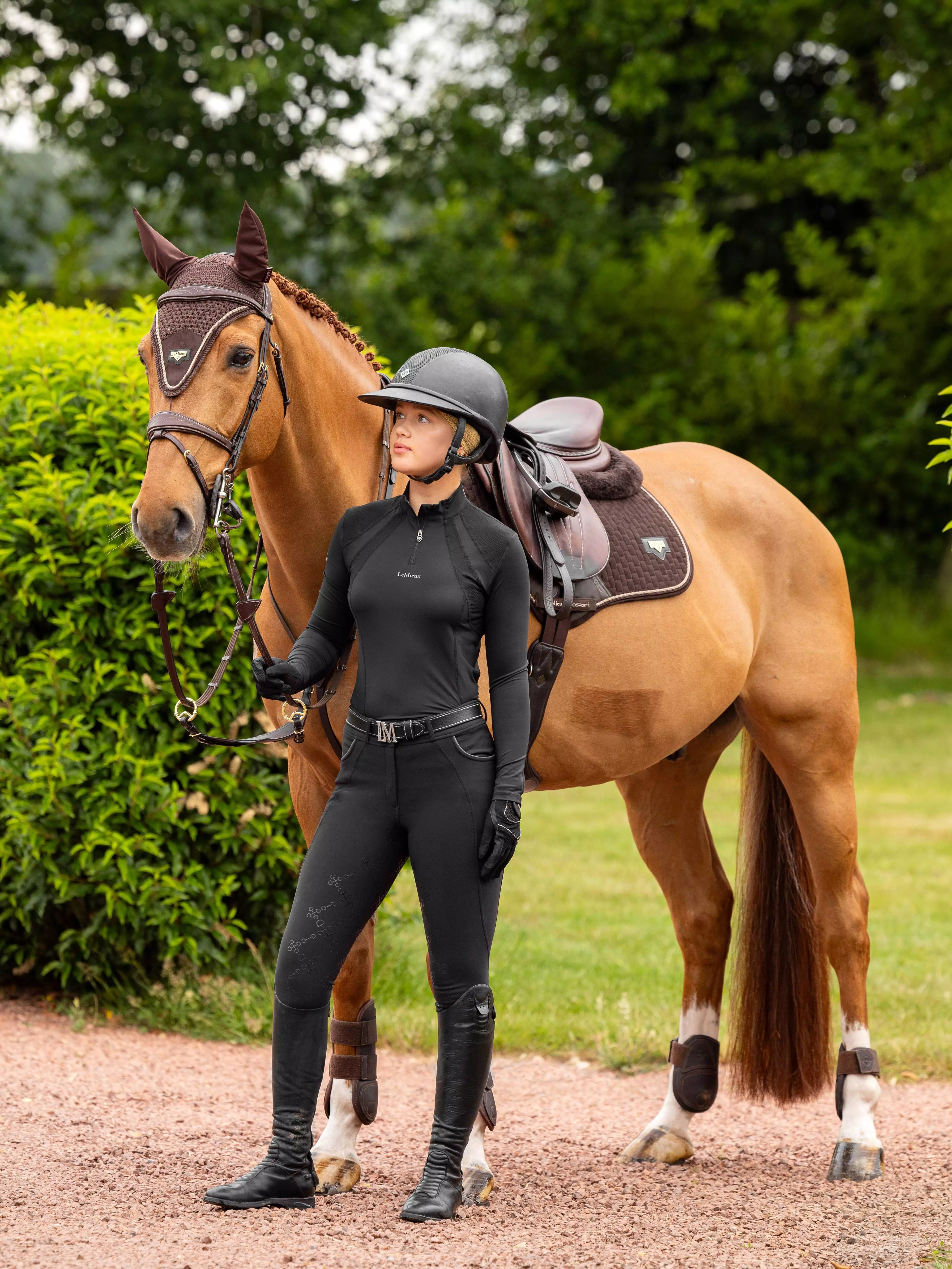 LeMieux Fly Hood for Horseback Riding