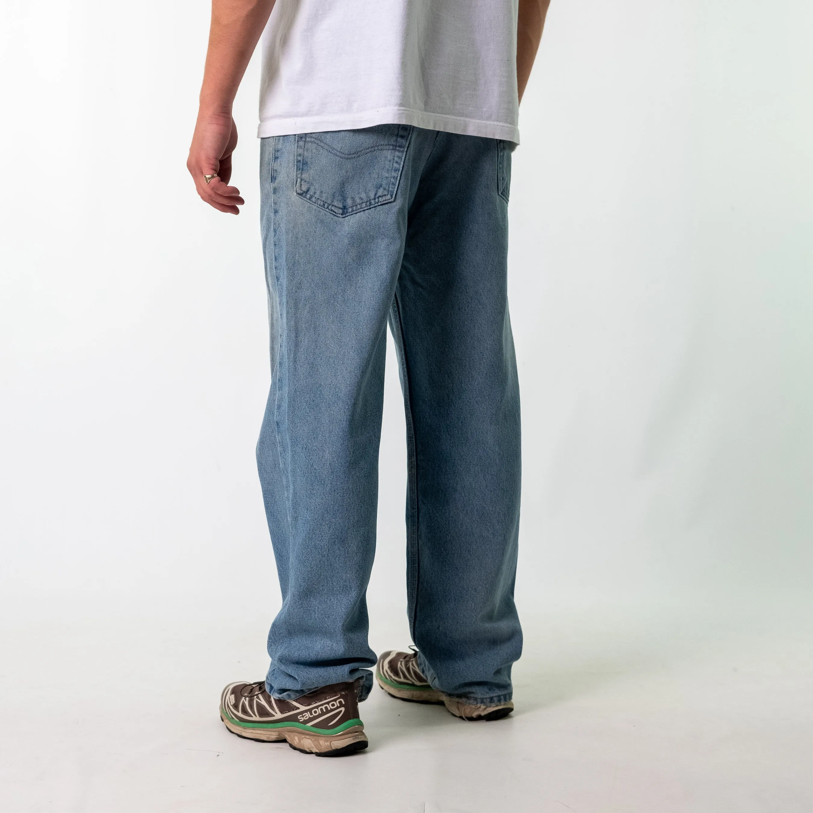 Light Blue 90s Carhartt Denim Jeans Baggy Pants (36x32)