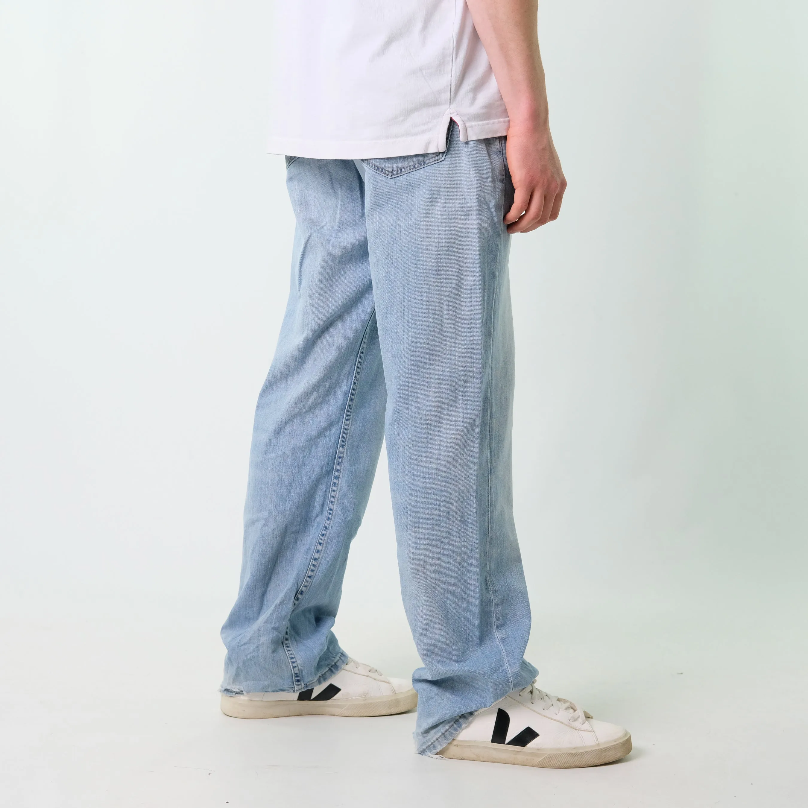 Light Blue y2ks Levi's 559 Denim Jeans Baggy Pants (34x32)