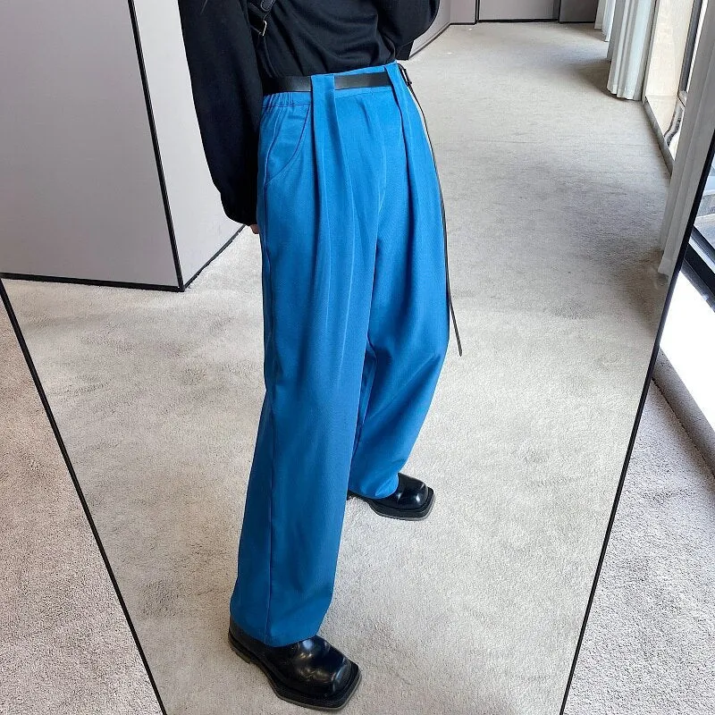 Loop Pleat Loose Fit Trousers