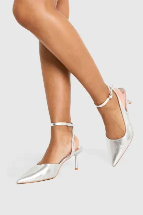 Low Wrap Around Metallic Pumps