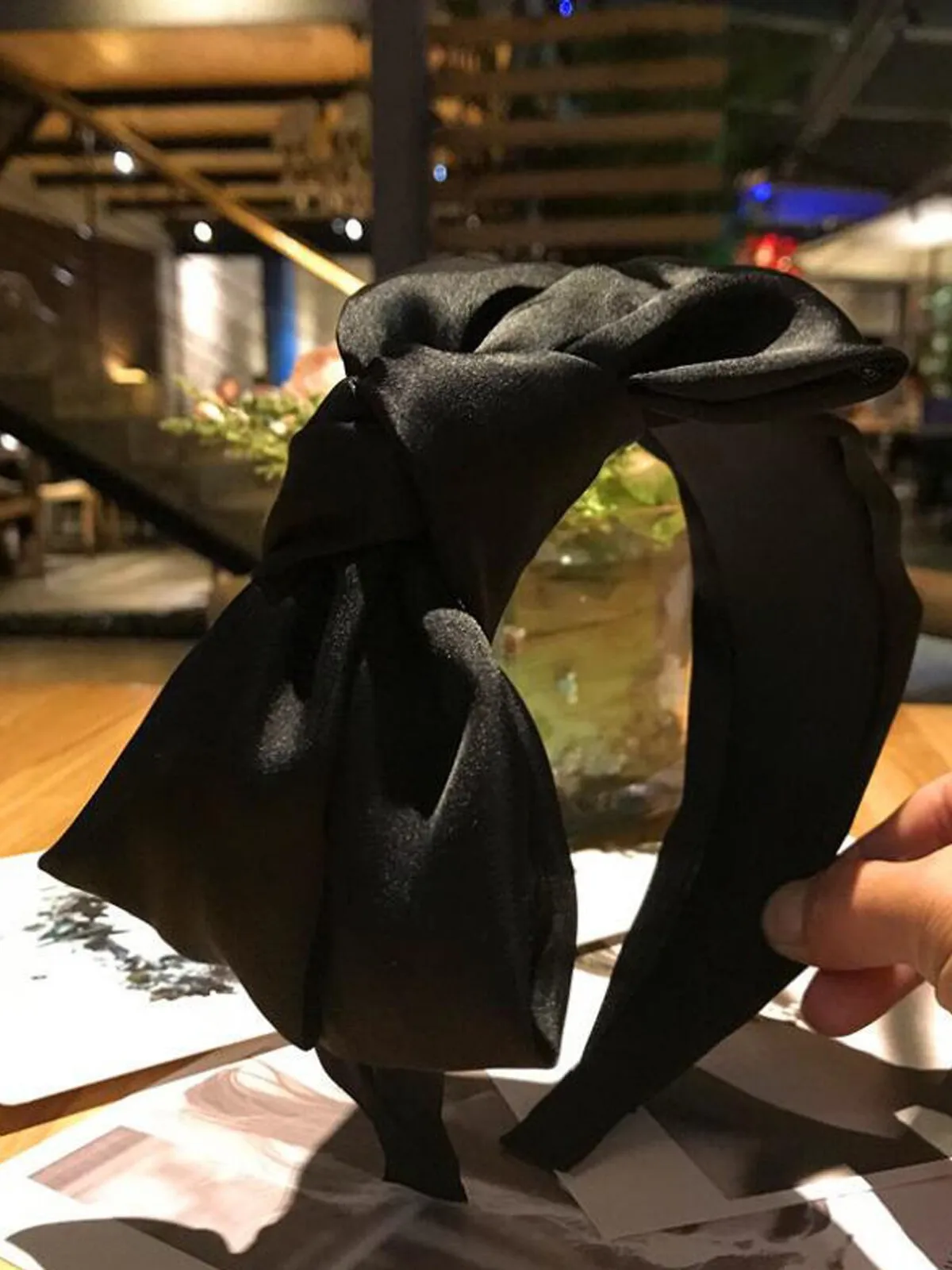 Luxe Girl Silky Bow Headband