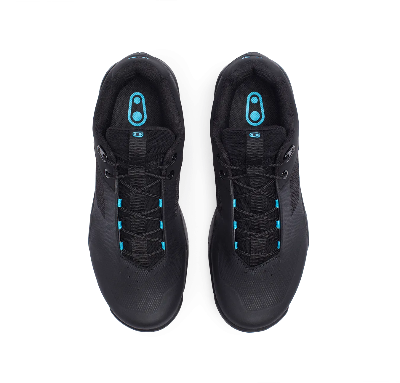 Mallet Enduro Lace Clip-In Shoes - Black/Blue