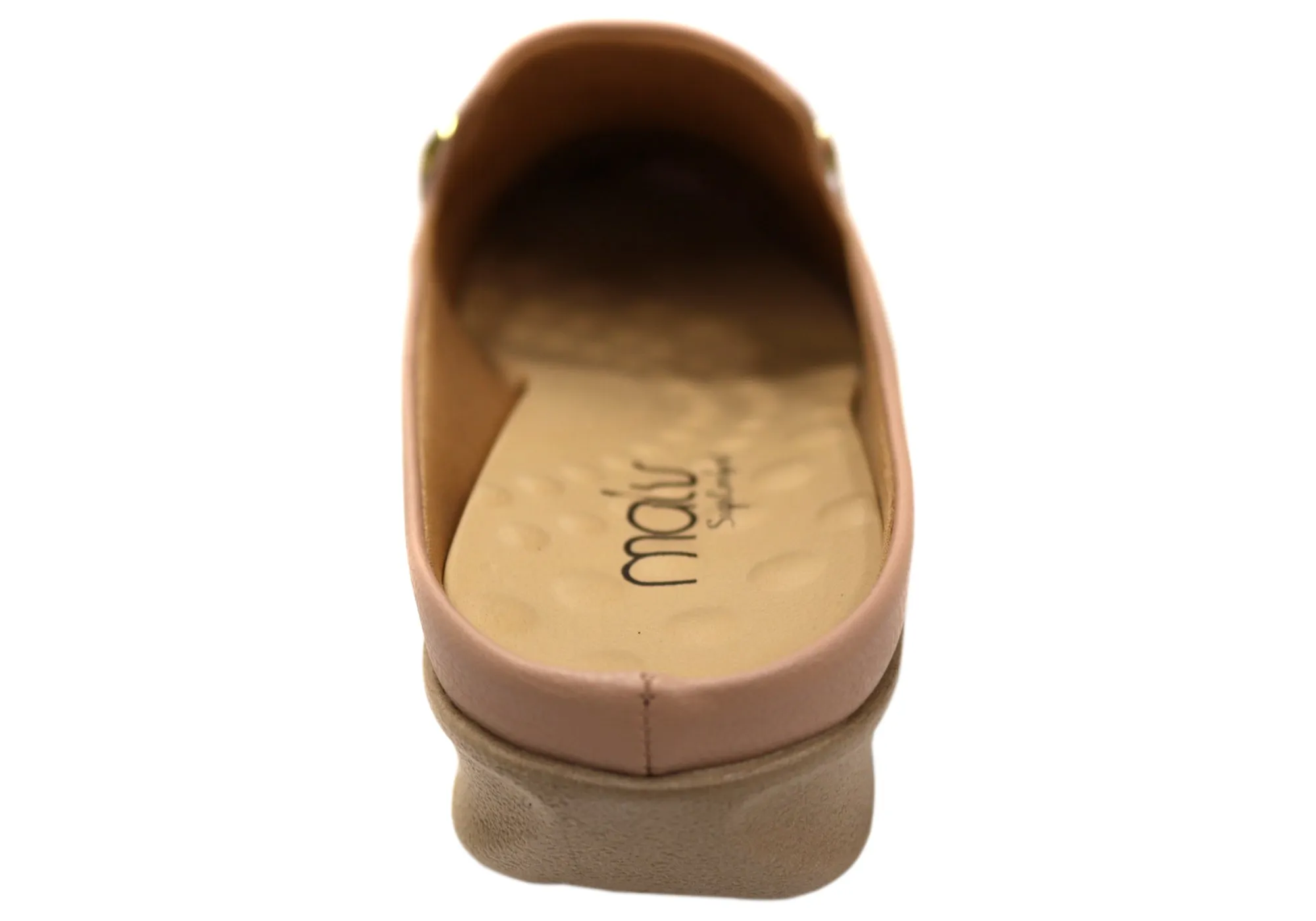 Malu Supercomfort Nettar Womens Open Back Shoes Mules Made In Brazil