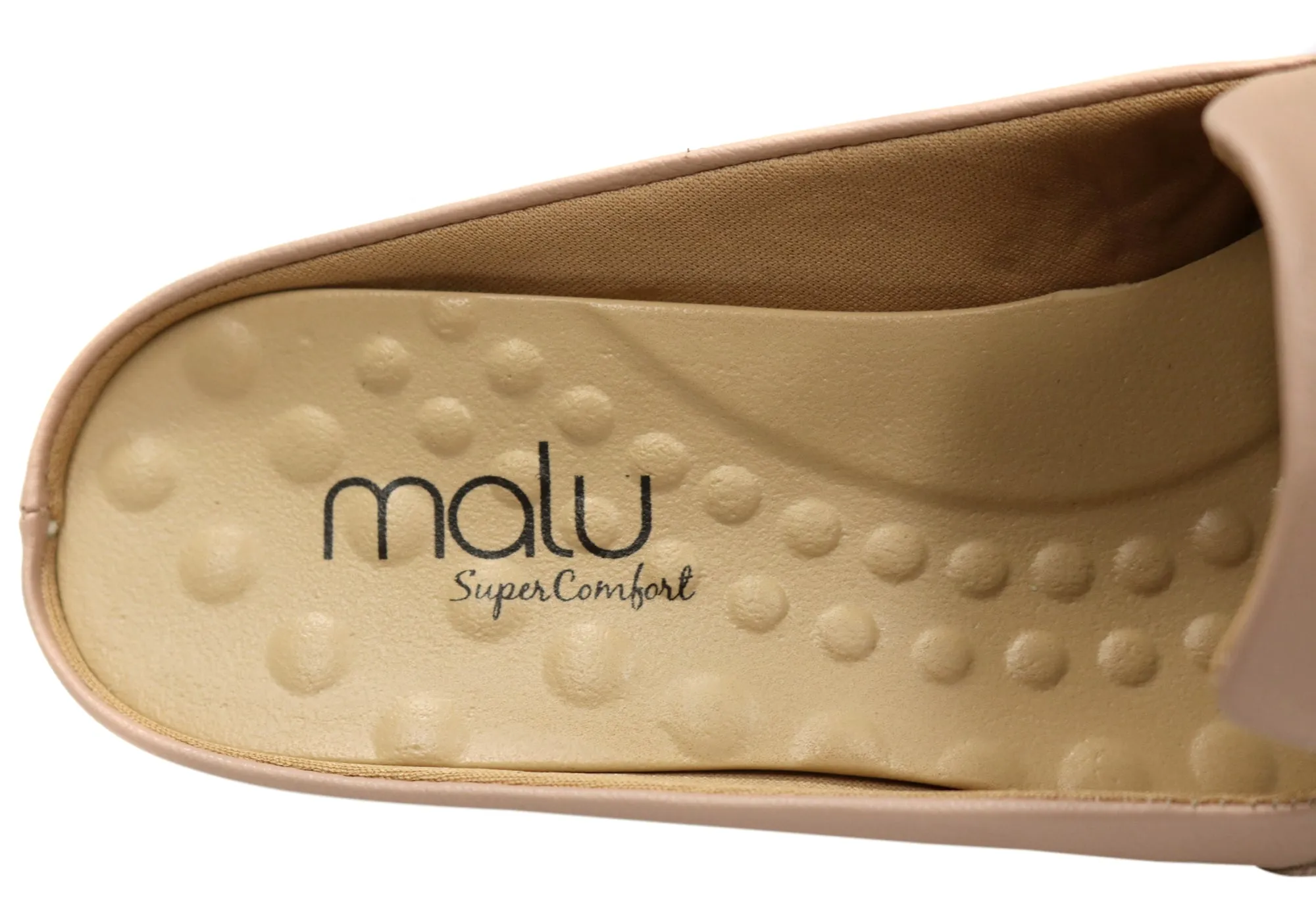 Malu Supercomfort Nettar Womens Open Back Shoes Mules Made In Brazil