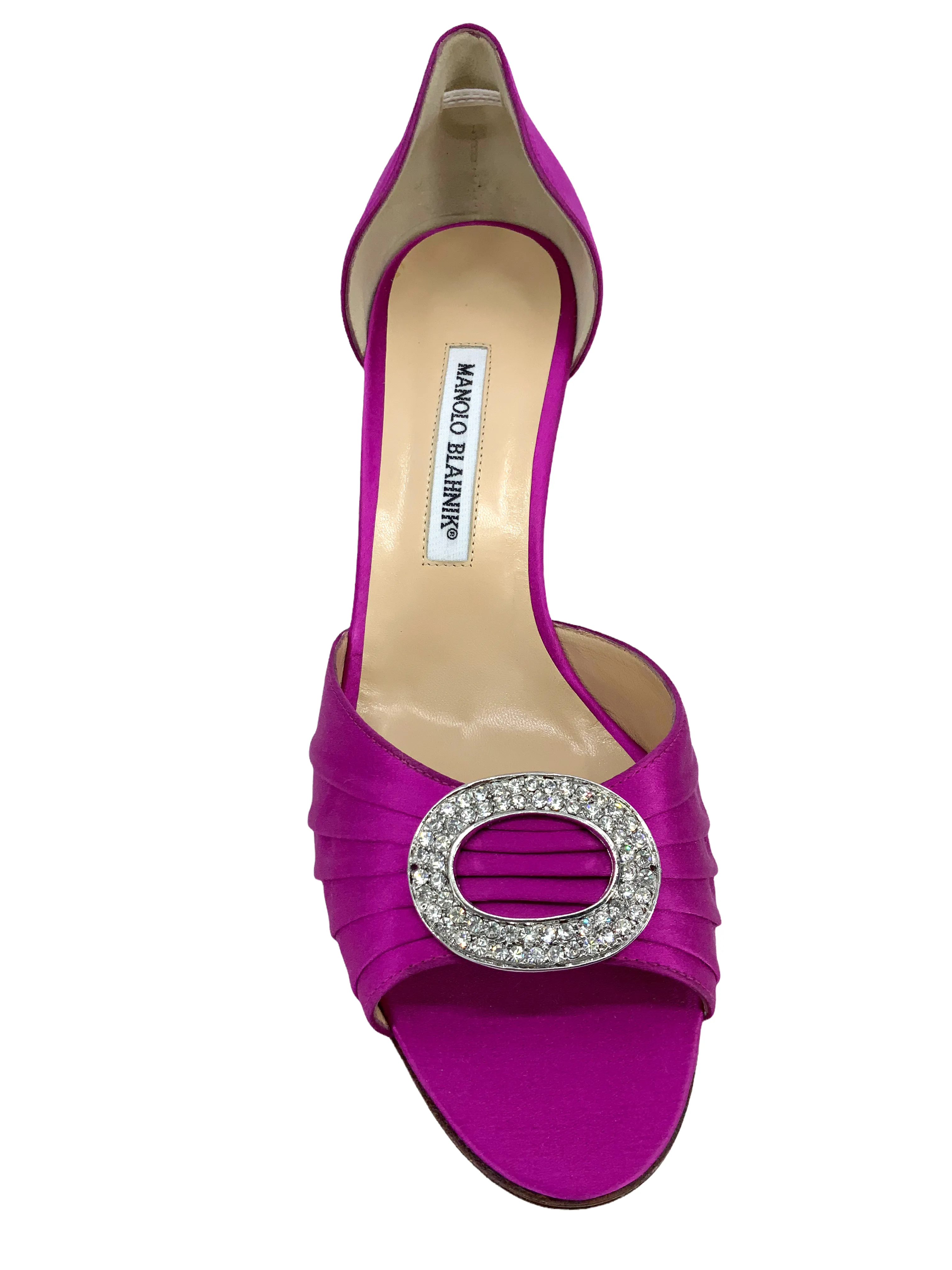 Sedaraby Embellished Satin Pumps Size 10.5