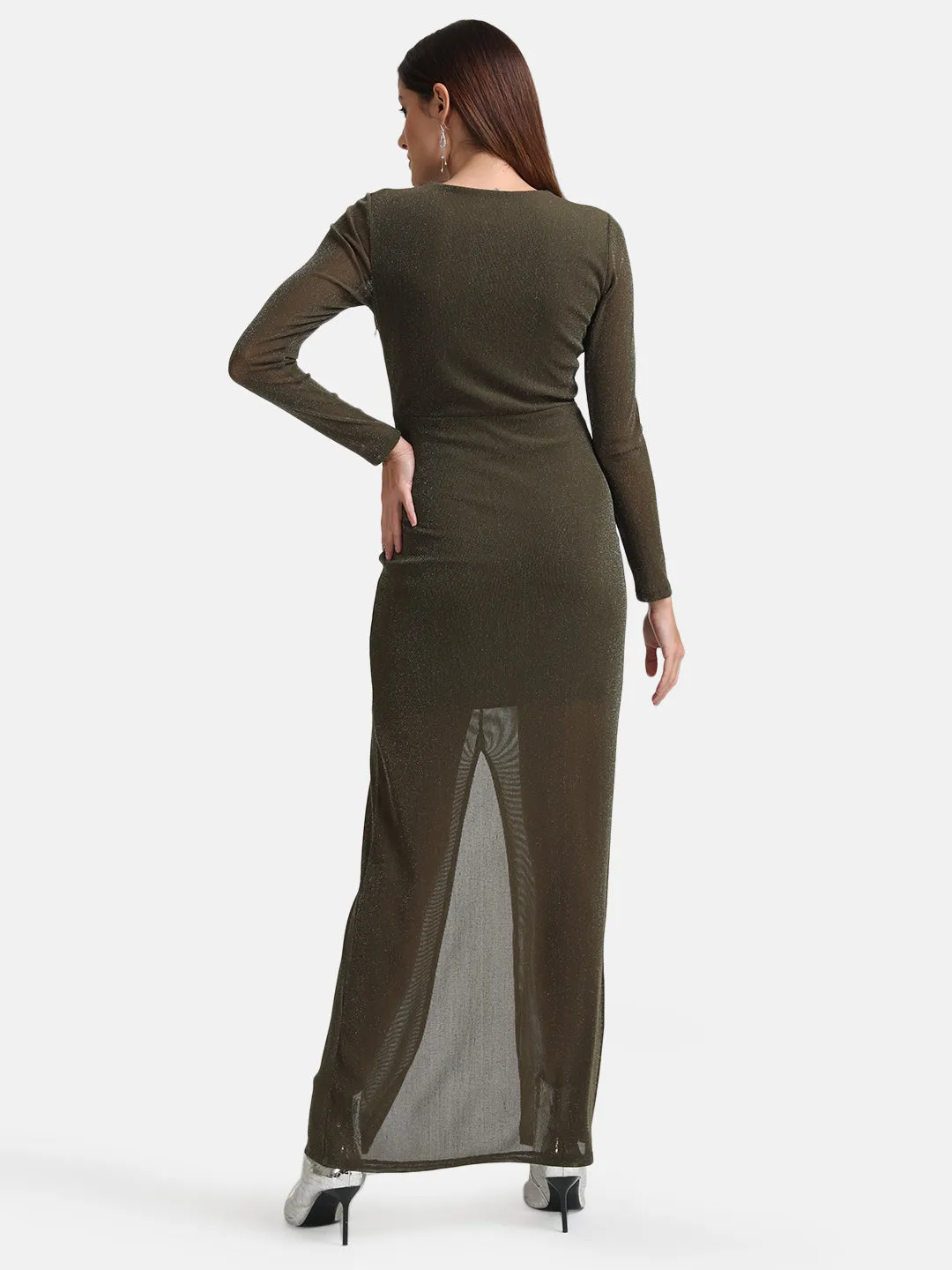 Maxi Dress with Leg Slit - Shop Now