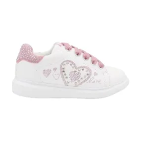 Melania Pink Lace-up Sneakers M2471.