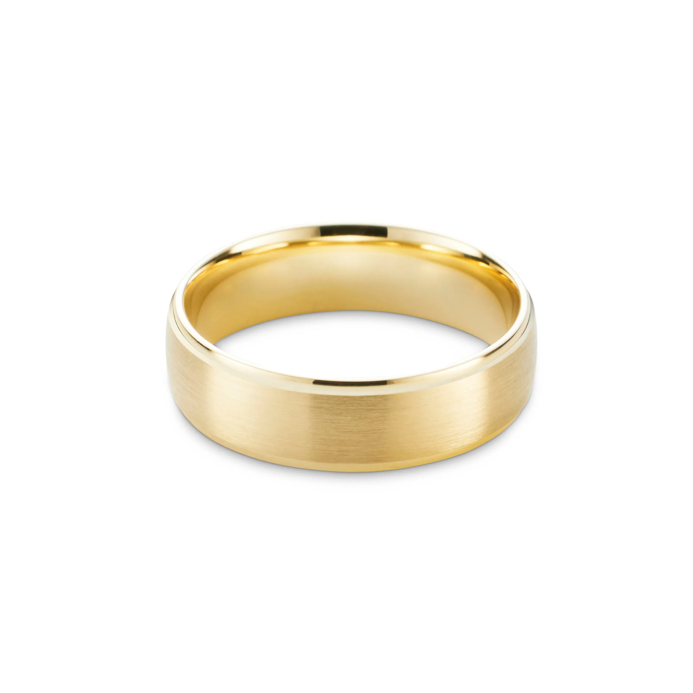 Men's Matte Gold Band