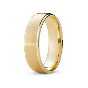 Men's Matte Gold Band