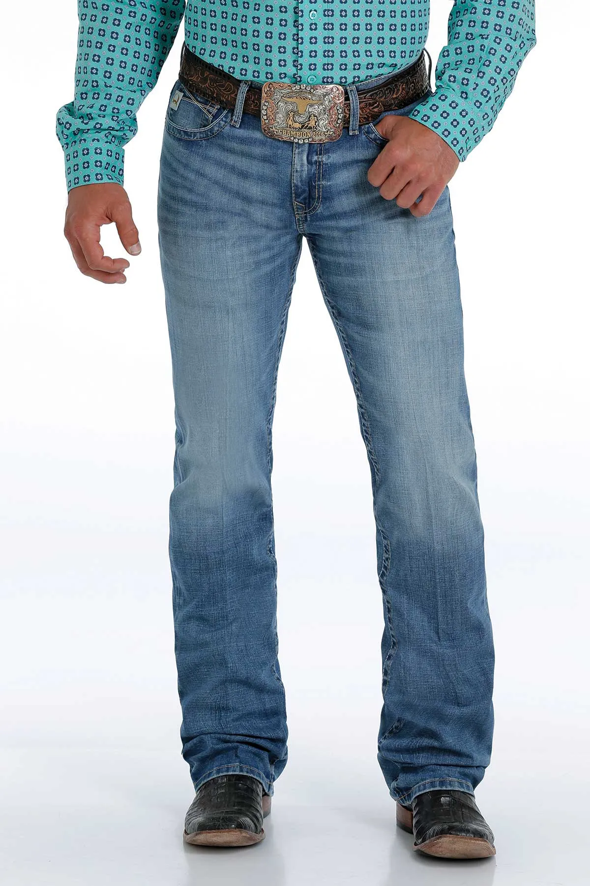 Men's Medium Stonewash Cinch Ian Jeans