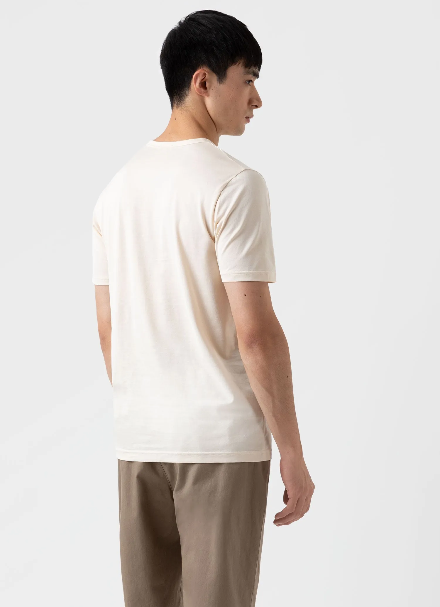 Simple Undyed T-shirt for Men