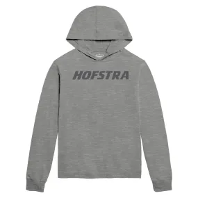 Mens LEAGUE H-GRAY Hofstra University LS Hood Tee