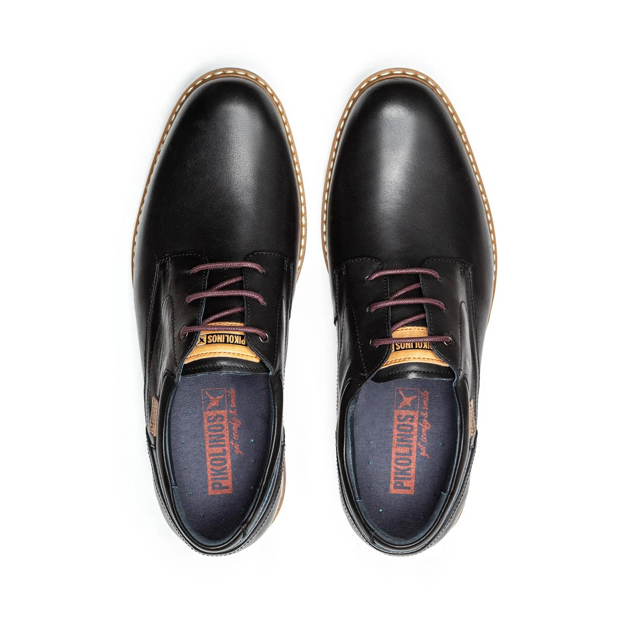 Men's Pikolinos Avila lace-up Shoes Color: Black