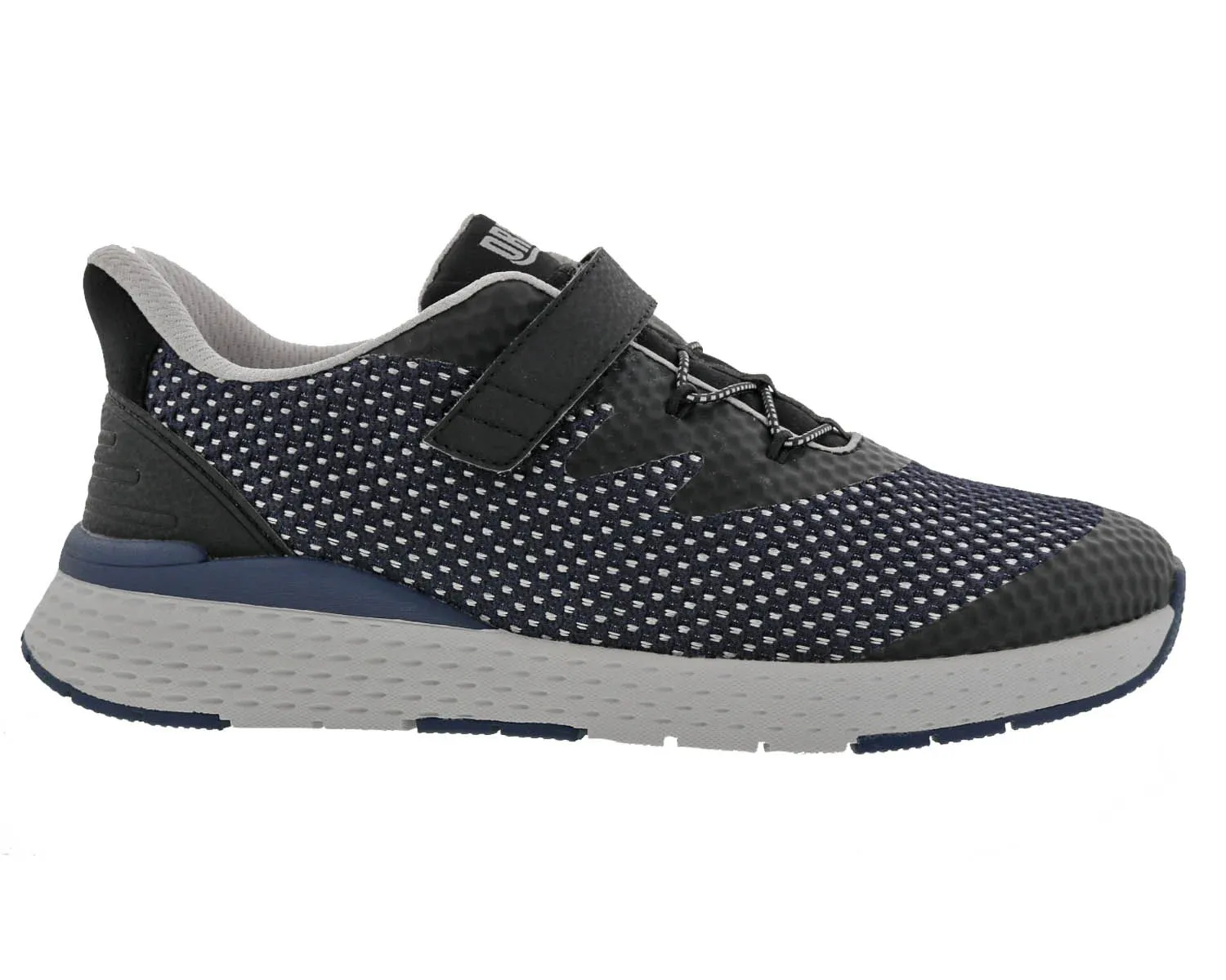  Men's Presto Comfort Slip-on Shoe EXTRA WIDE in Navy Combo  