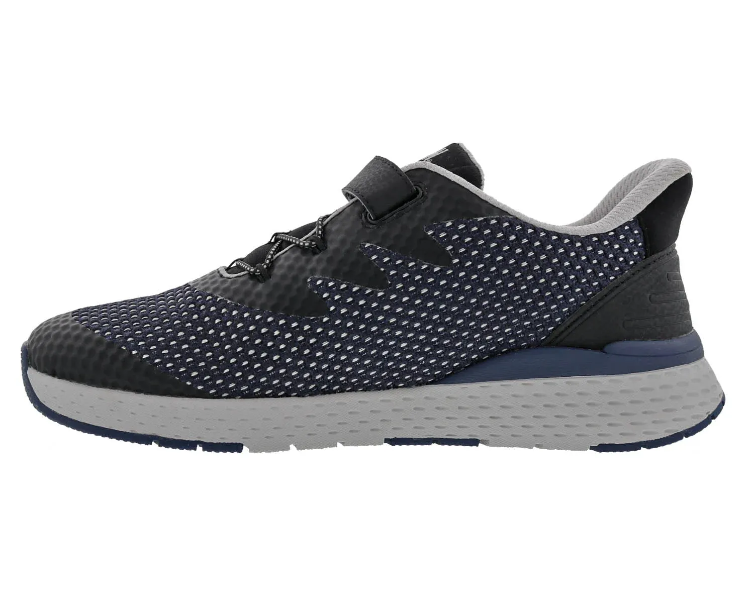  Men's Presto Comfort Slip-on Shoe EXTRA WIDE in Navy Combo  