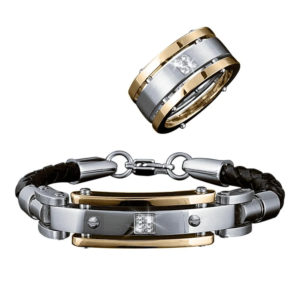 Men's Quattro Ring and Bracelet Collection