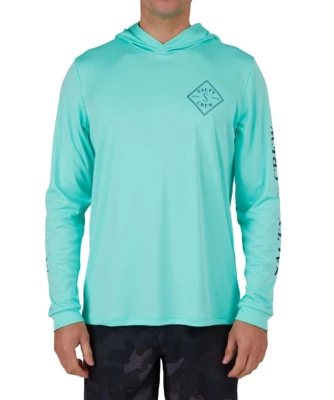 Men's Salty Crew Tippet Hood Sunshirt Long Sleeve T-Shirt