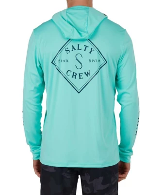 Men's Salty Crew Tippet Hood Sunshirt Long Sleeve T-Shirt