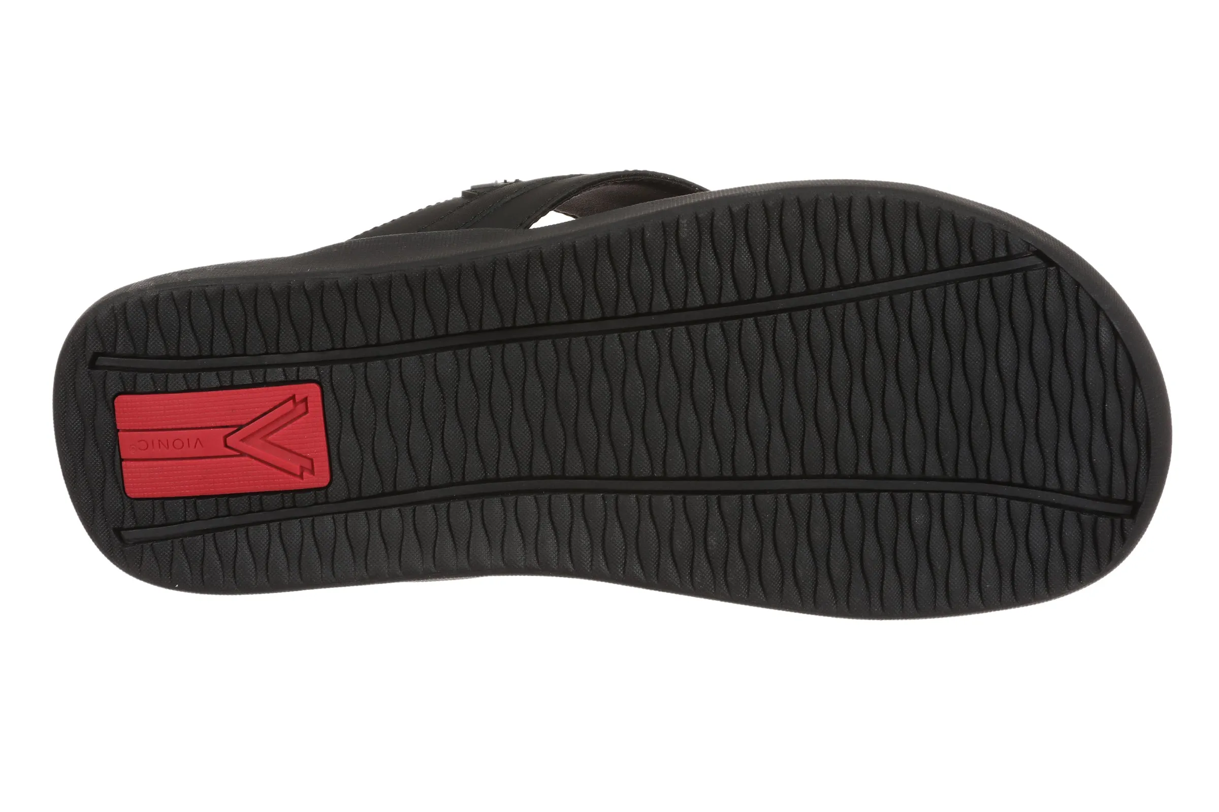  Men's Tide II Toe Post Sandal in Black  