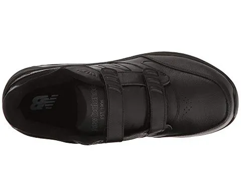  Men's Walking 928 Black Hook and Loop V3  