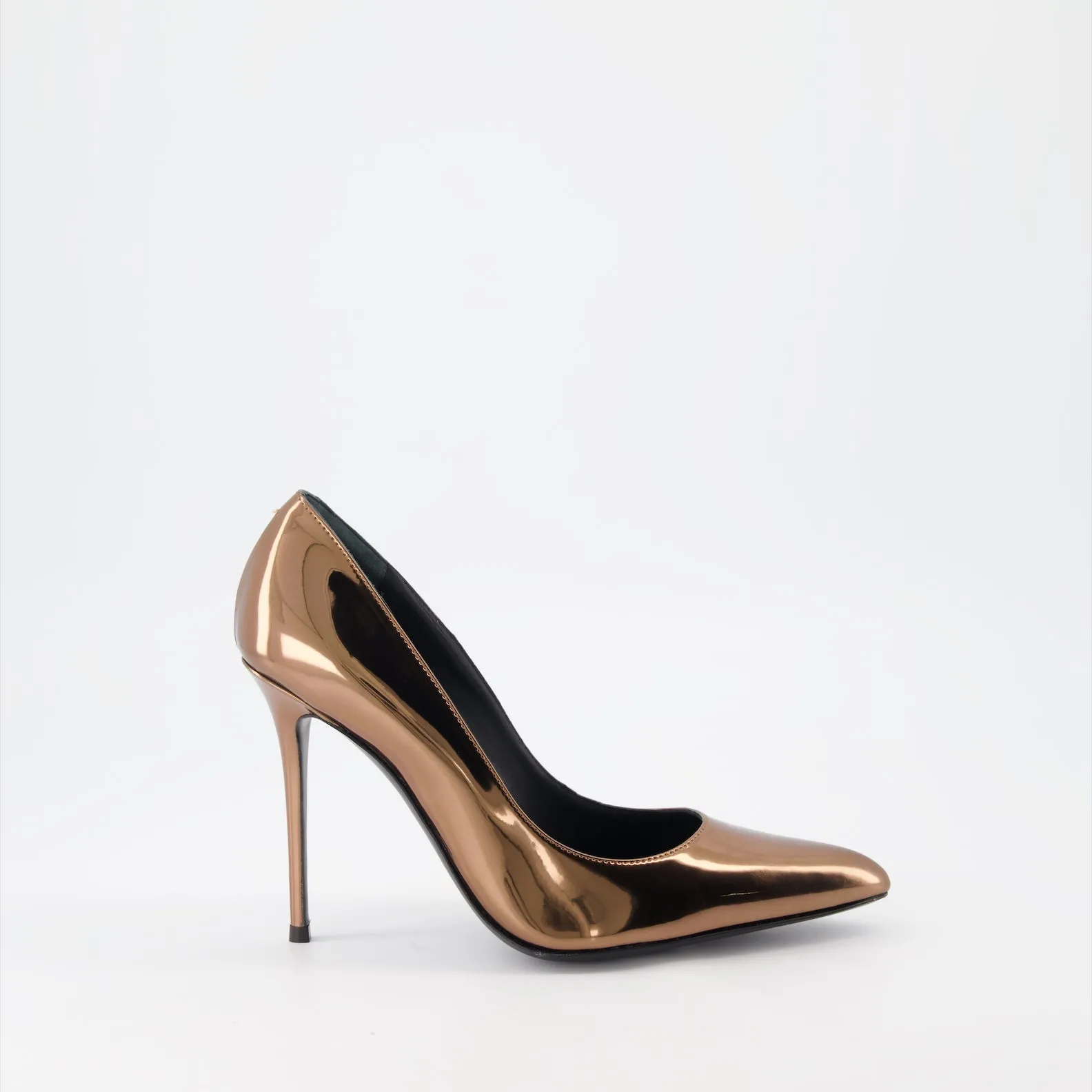 Metallic Bronze Pumps