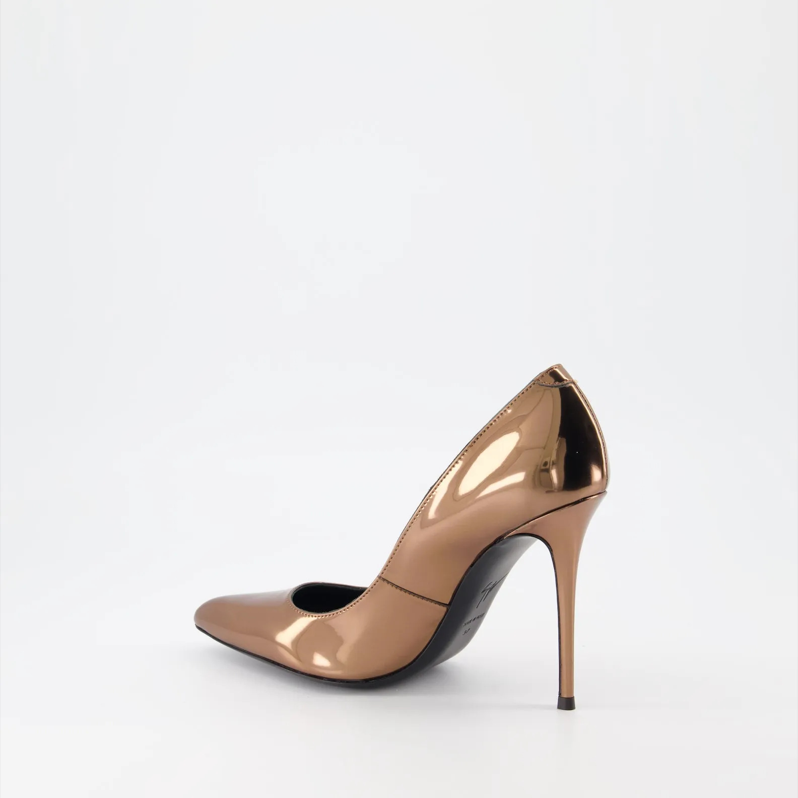 Metallic Bronze Pumps