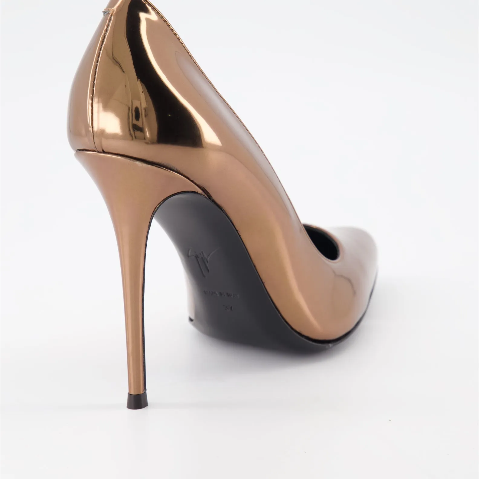 Metallic Bronze Pumps