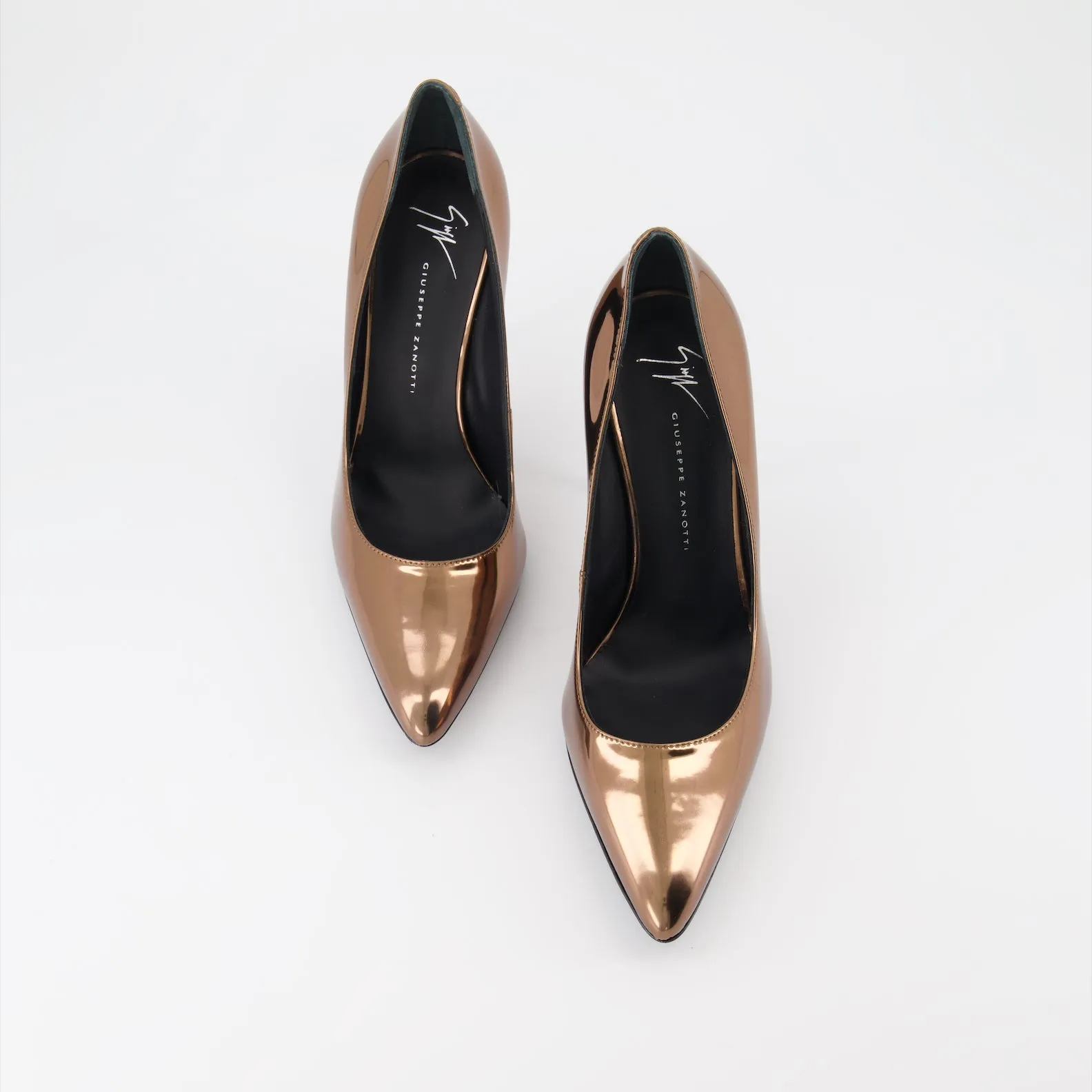 Metallic Bronze Pumps