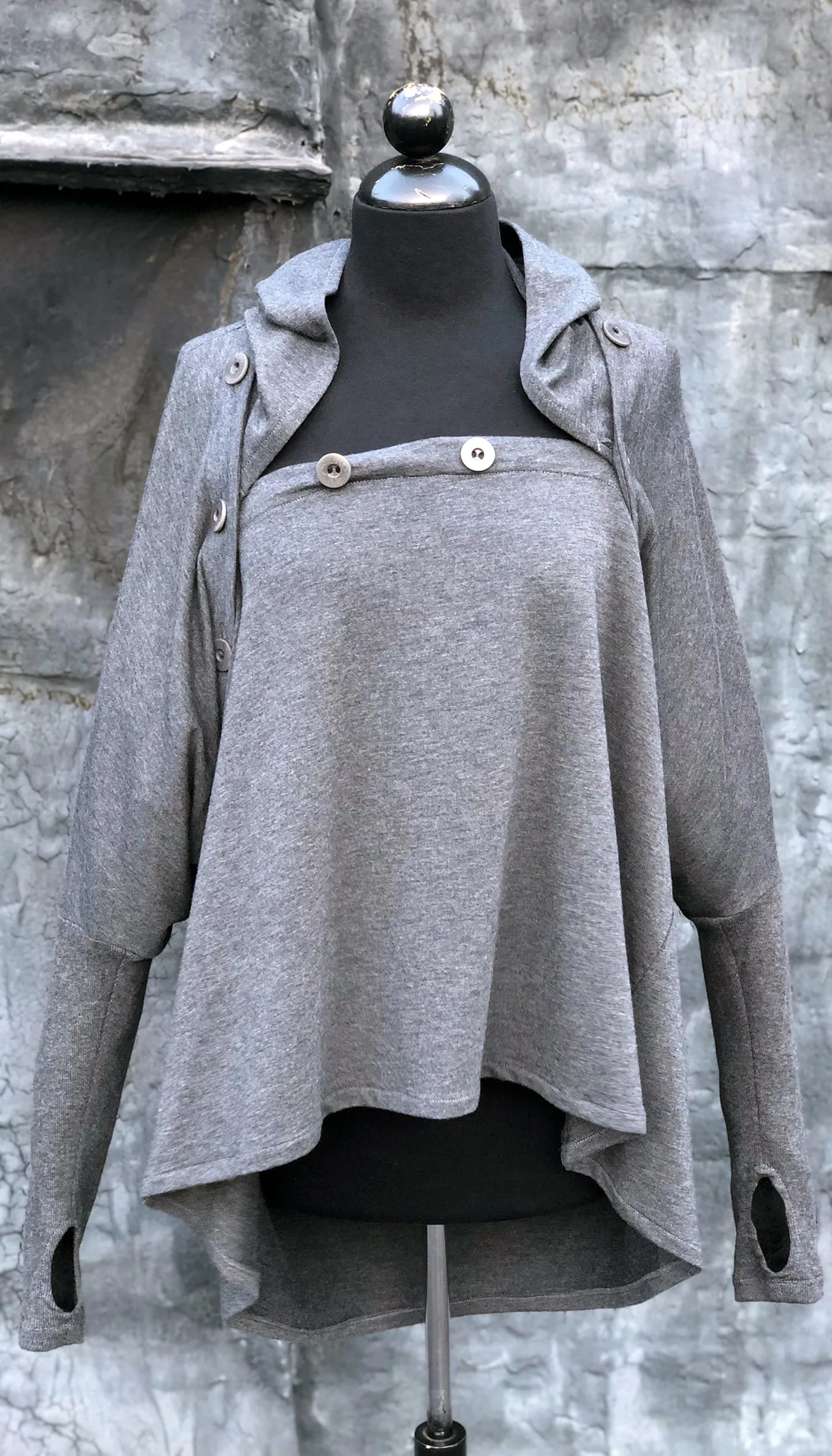 Metamorphosis Sweatshirt/ Charcoal