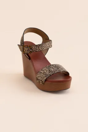 MIA Senna Wedges in Leopard