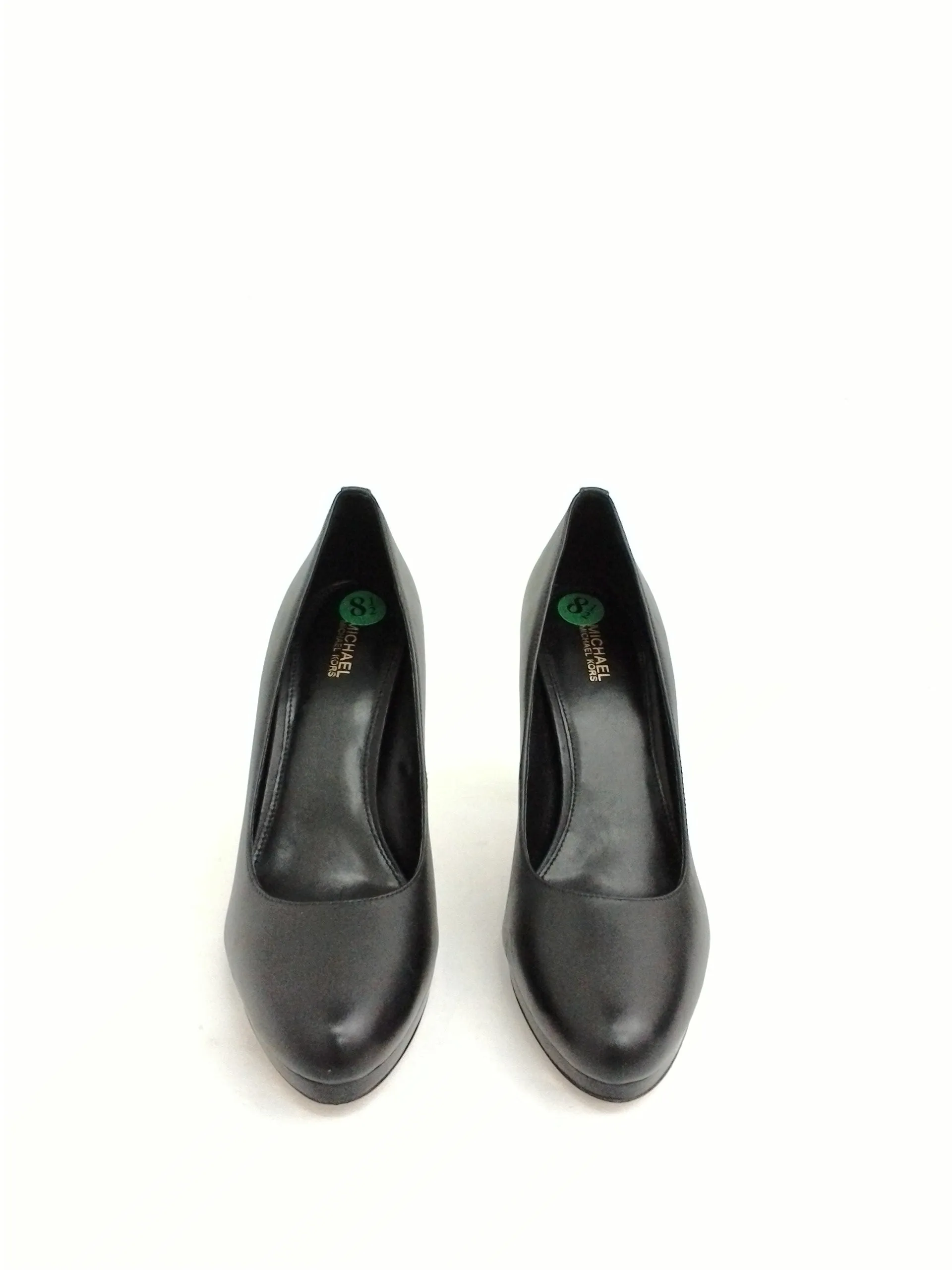 Michael Kors Women's Black Leather Heels Size 8.5 M