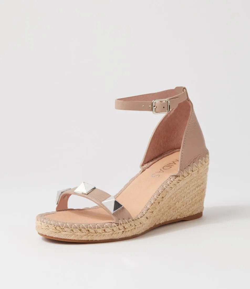 MIDAS Gillies Rose Leather Wedges