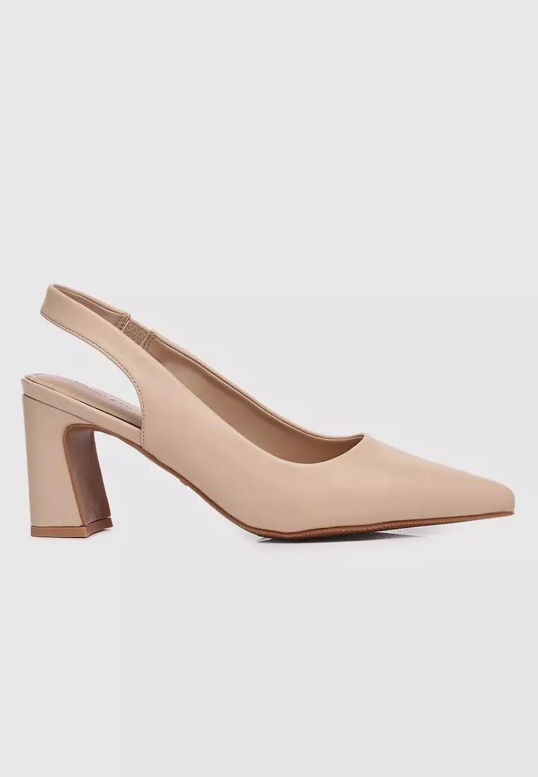 Milliot & Co. Jirina Slingback Heels